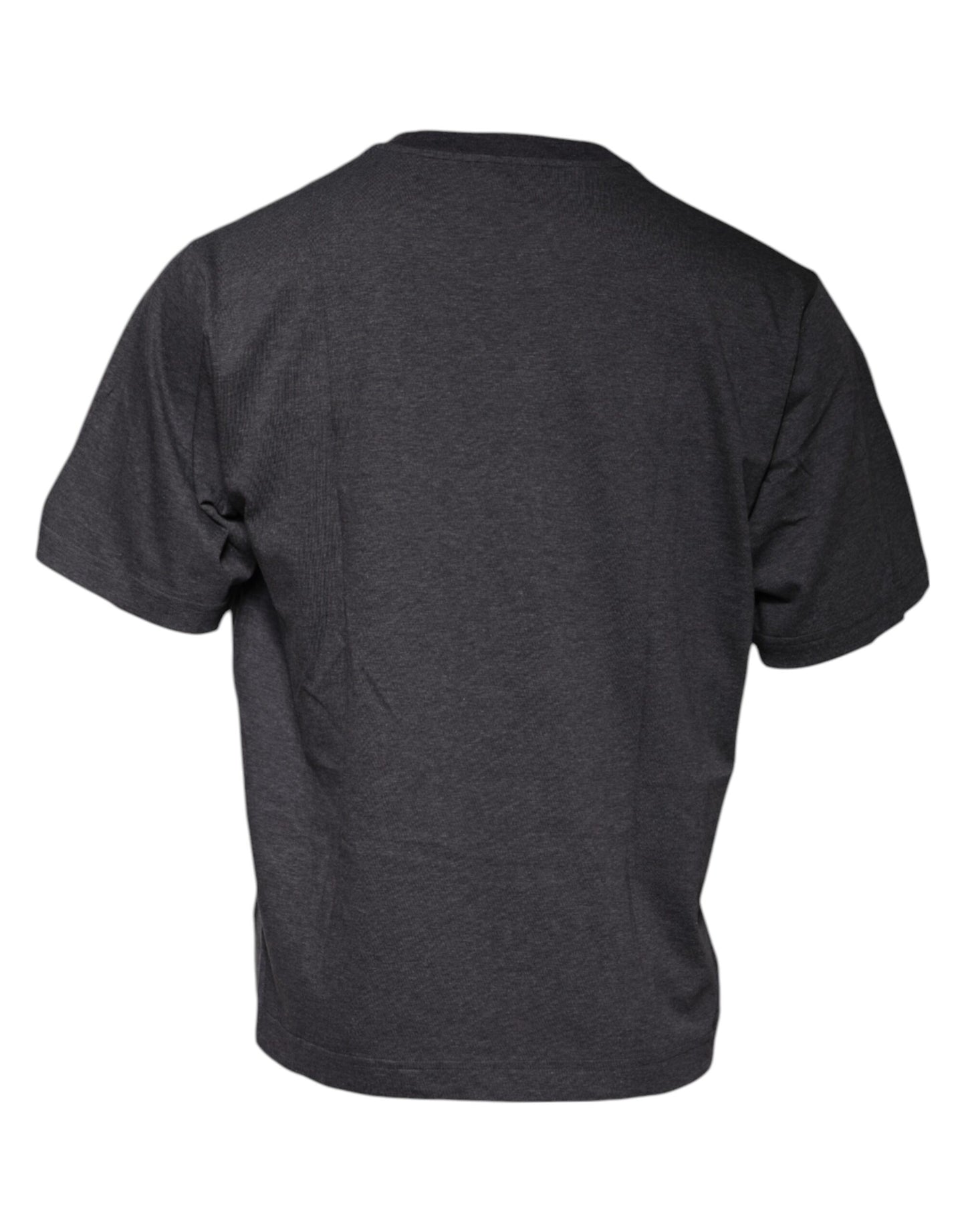 Dolce & Gabbana T-shirt girocollo a maniche corte grigio scuro