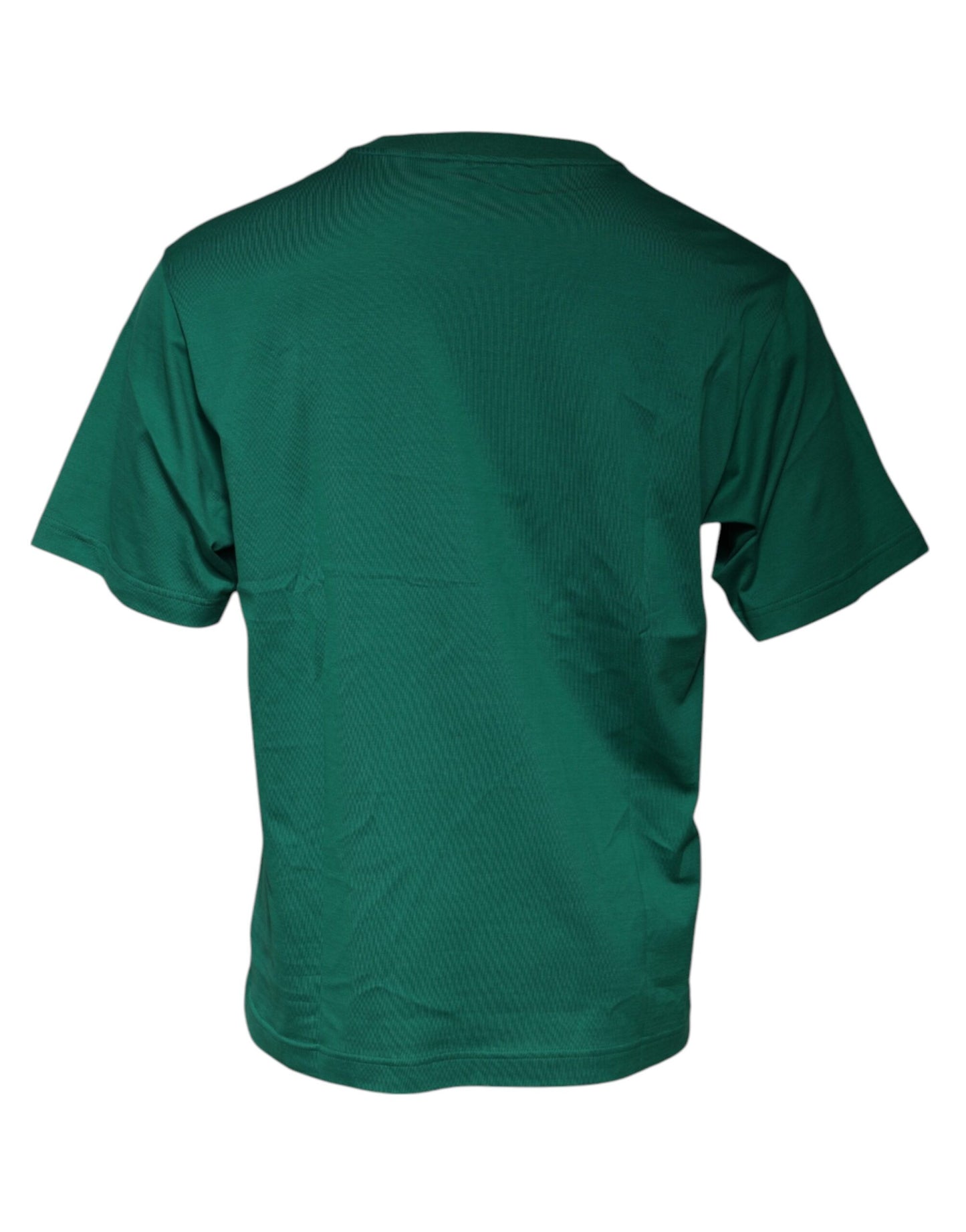 Dolce & Gabbana T-shirt girocollo a maniche corte con logo verde