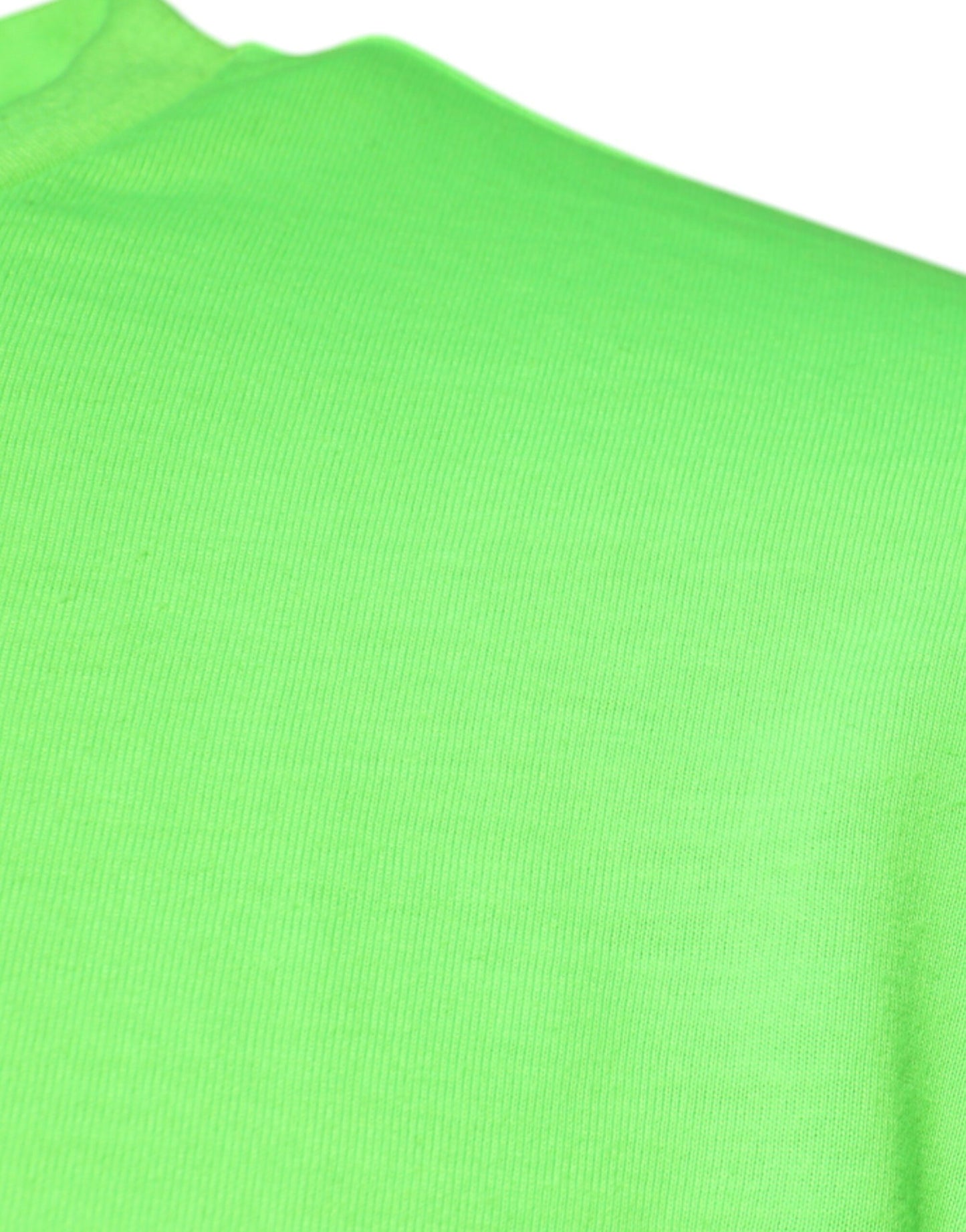 Dolce & Gabbana T-shirt girocollo in poliestere con logo verde