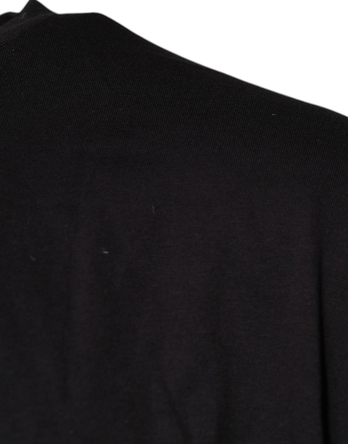 Dolce & Gabbana T-shirt girocollo in cotone con stampa logo nero