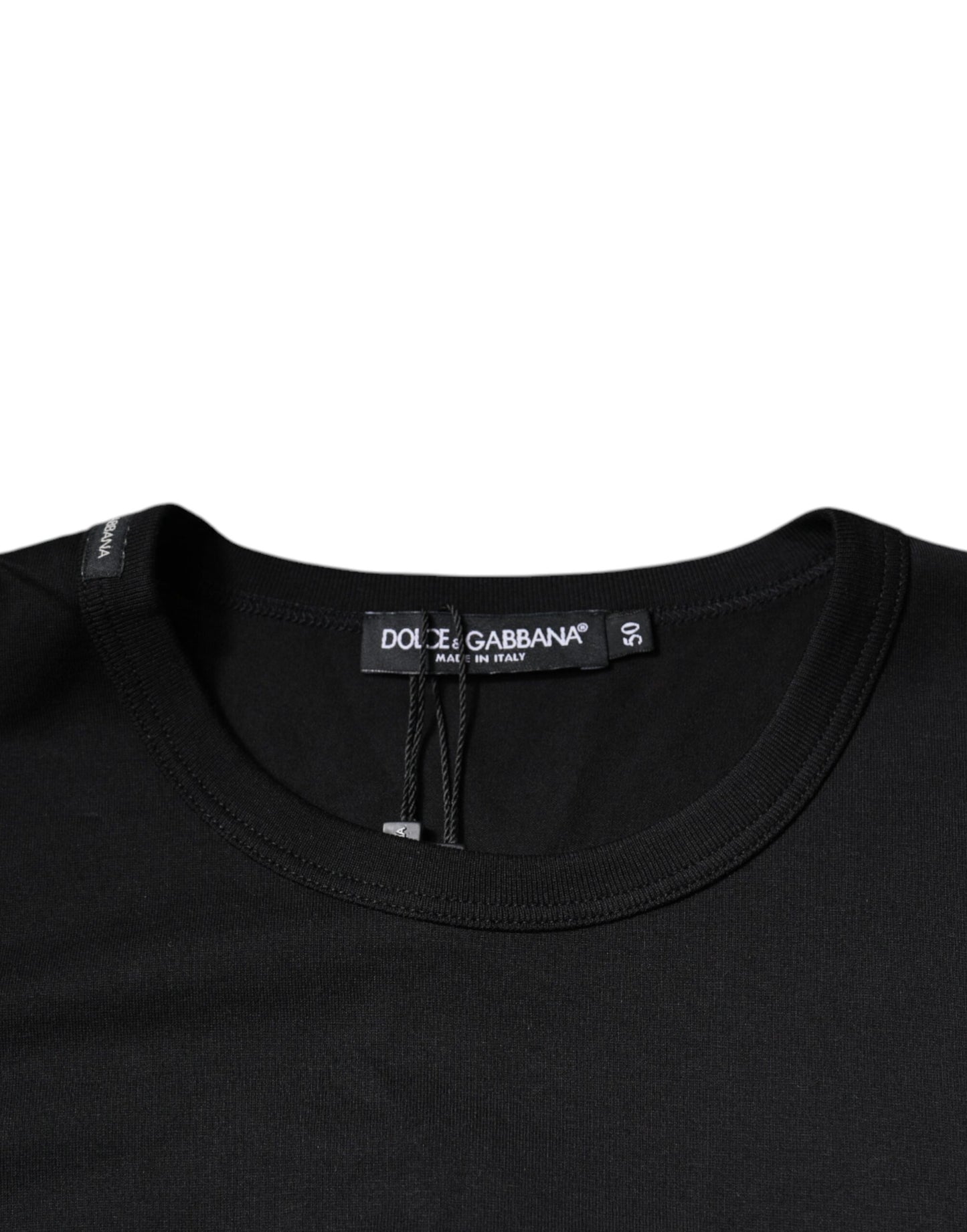 Dolce & Gabbana Blue Crown Girocollo Maniche Corte T-shirt