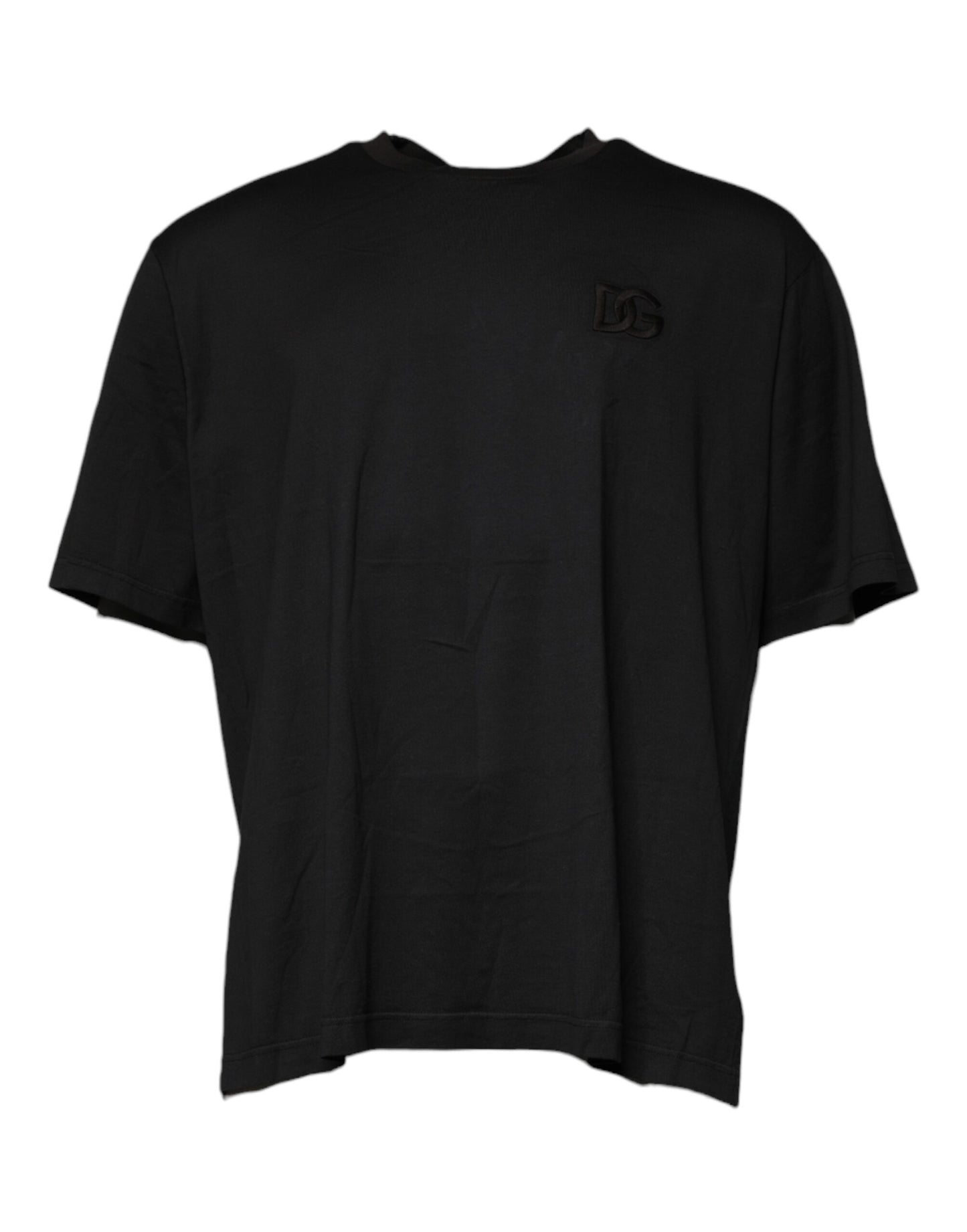 T-shirt girocollo a maniche corte Dolce & Gabbana con logo nero