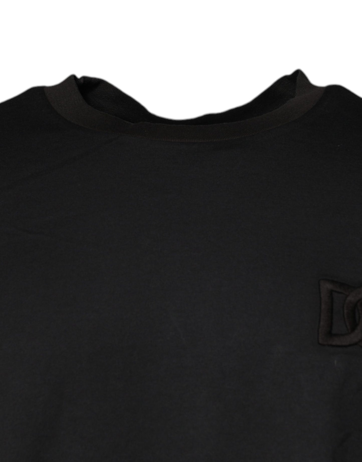 T-shirt girocollo a maniche corte Dolce & Gabbana con logo nero