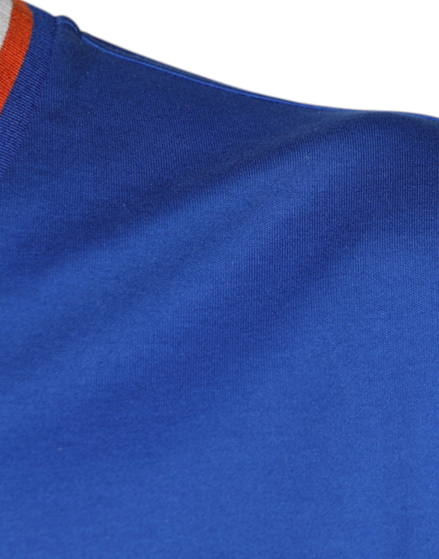 Dolce & Gabbana T-shirt a maniche corte con scollo a V e logo blu