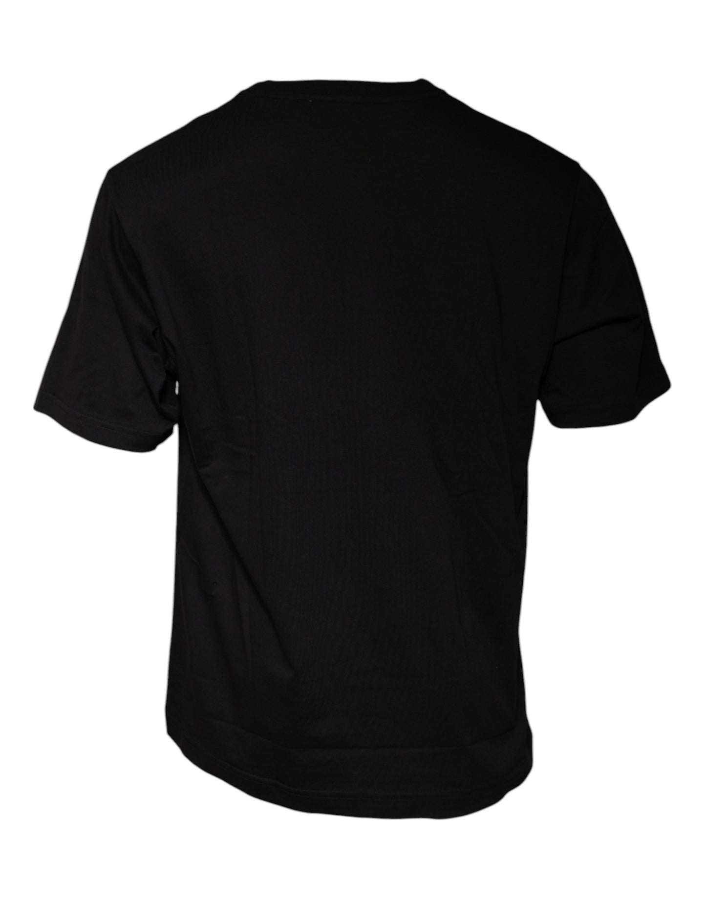 Dolce & Gabbana T-shirt a maniche corte in cotone con stampa logo nero
