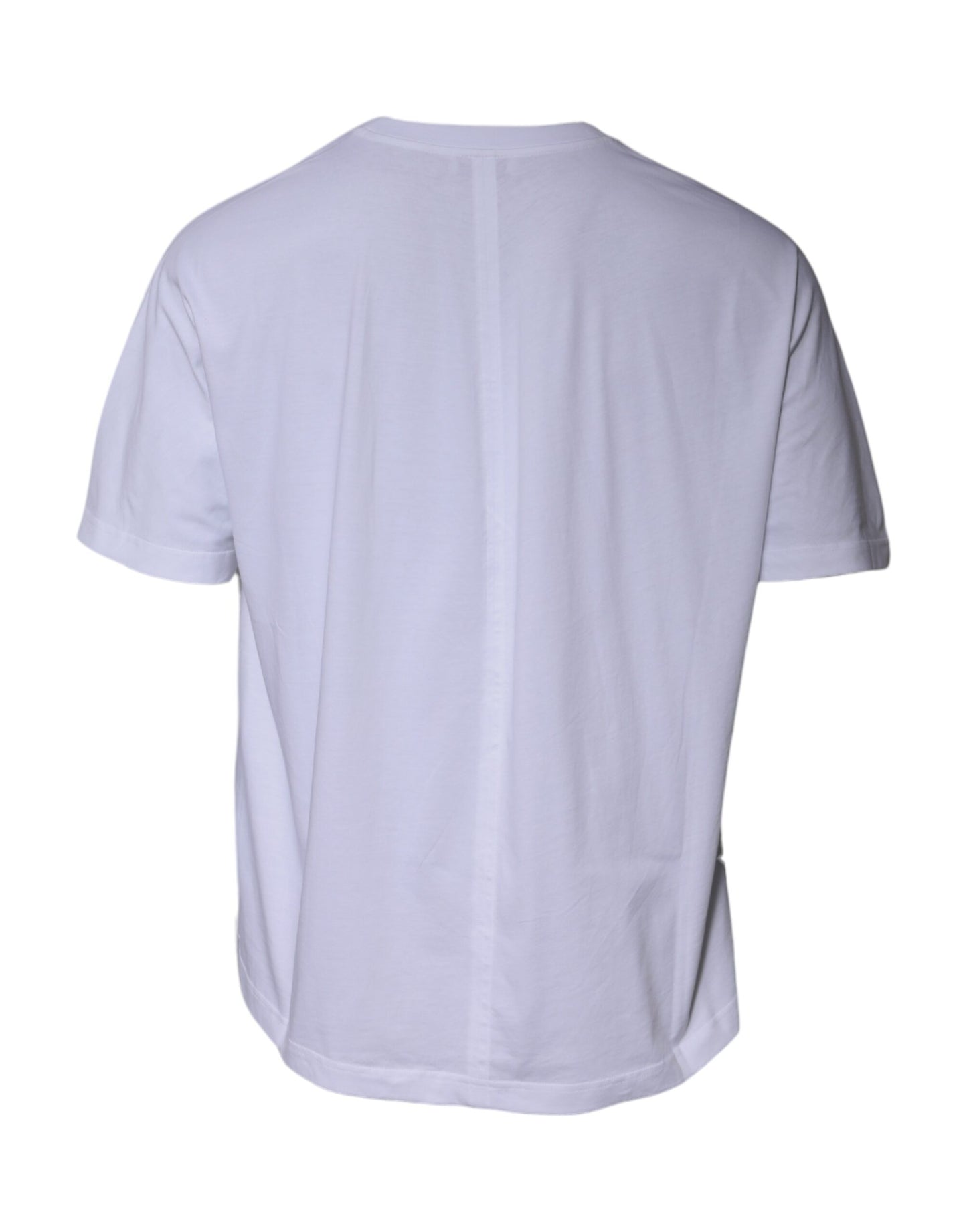 Balenciaga T-shirt girocollo in cotone con logo bianco e maniche corte