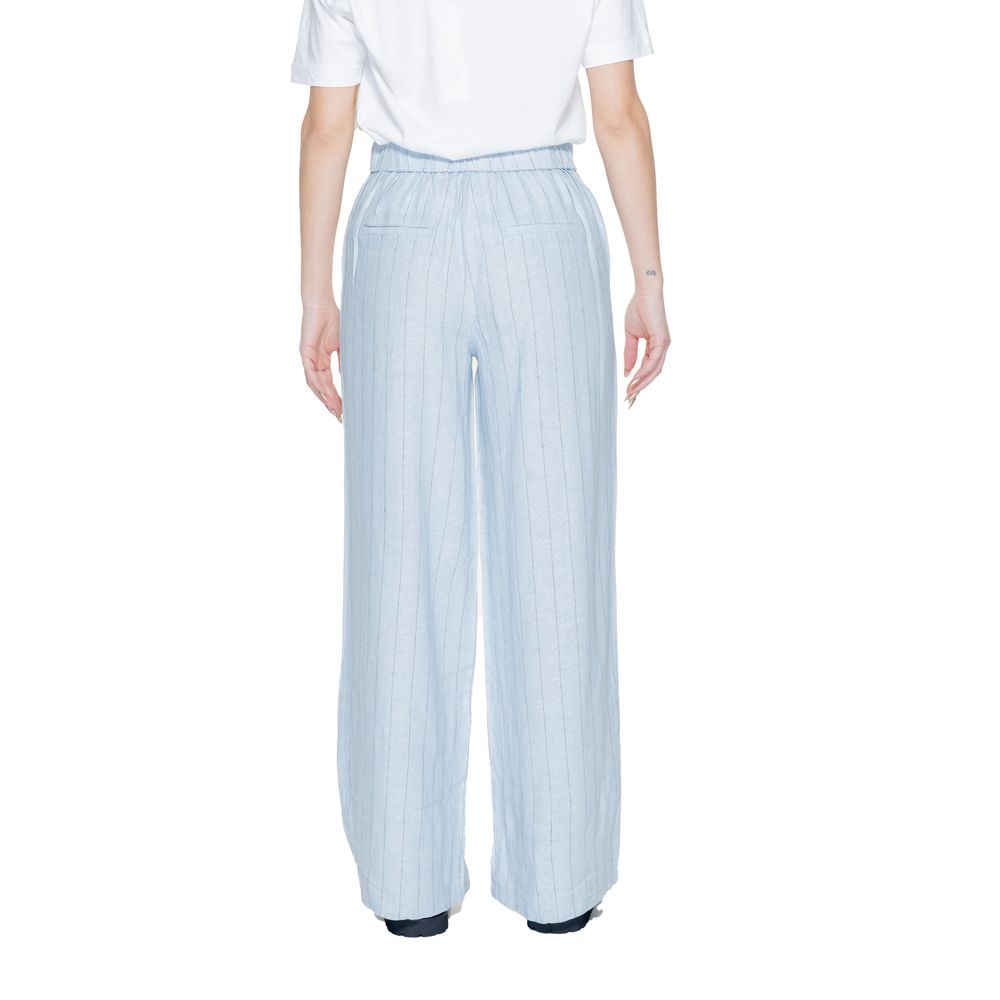 Jeans e pantaloni in lino blu Vero Moda
