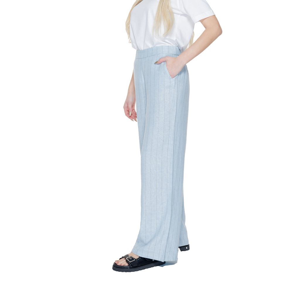 Jeans e pantaloni in lino blu Vero Moda