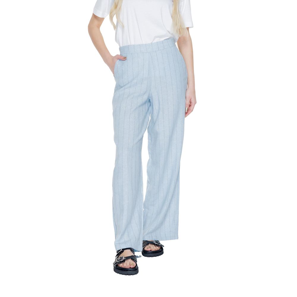 Jeans e pantaloni in lino blu Vero Moda