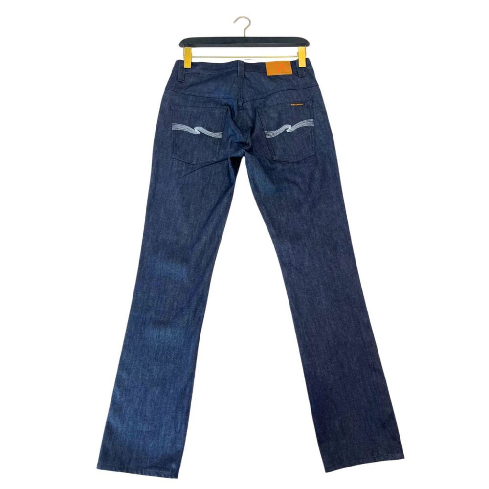 Jeans da uomo in cotone blu Nudie Jeans