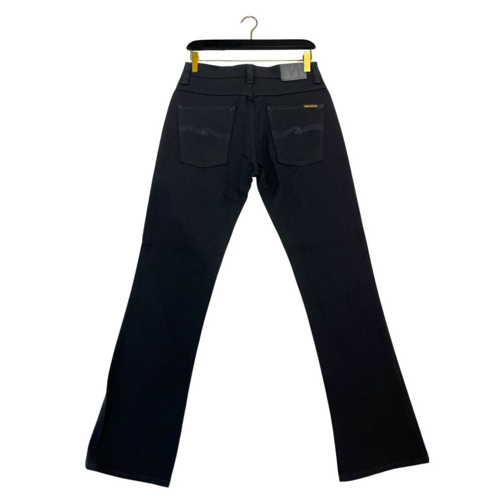 Jeans da uomo in cotone nero Nudie Jeans