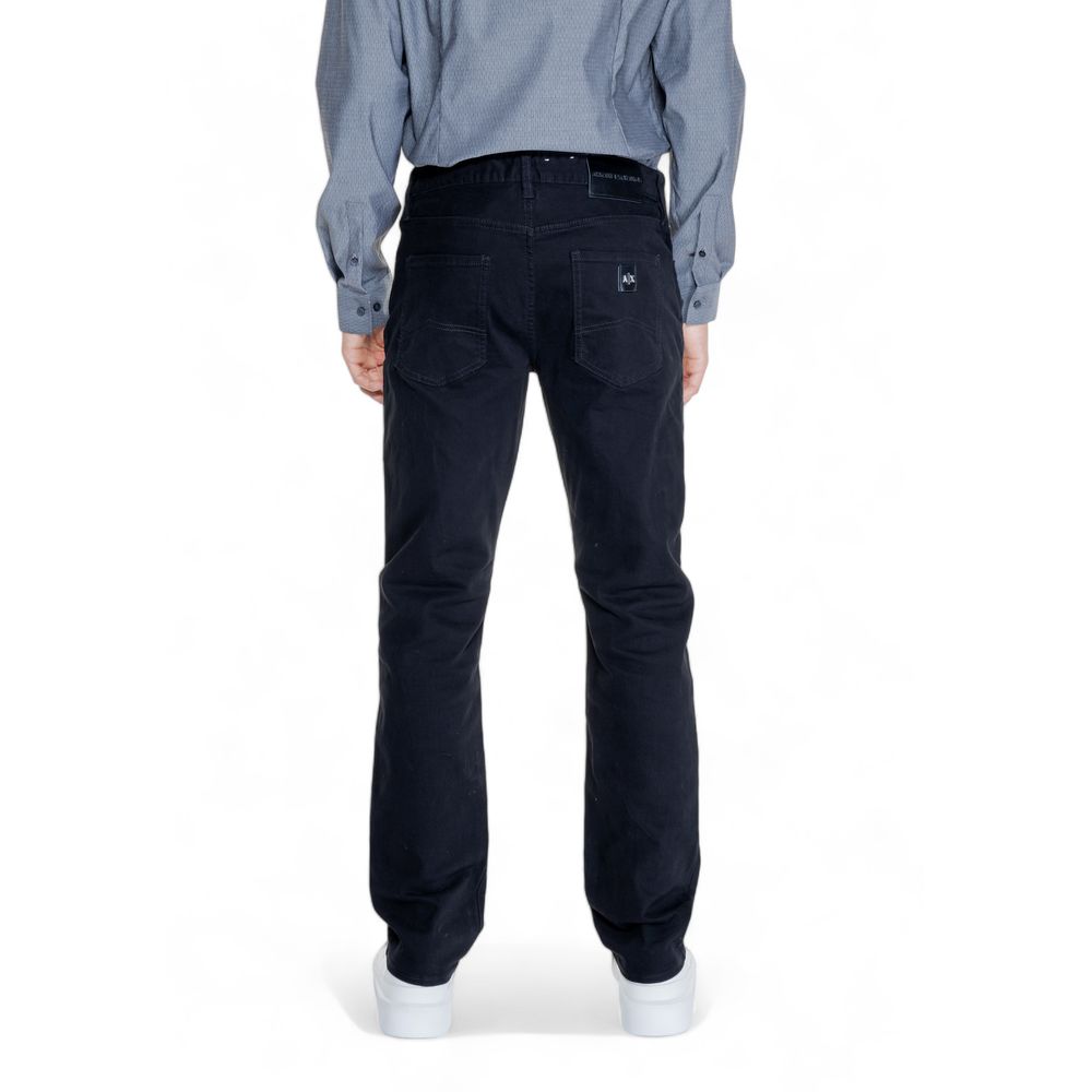 Armani Exchange Jeans e pantaloni in cotone nero