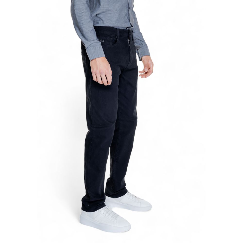 Armani Exchange Jeans e pantaloni in cotone nero