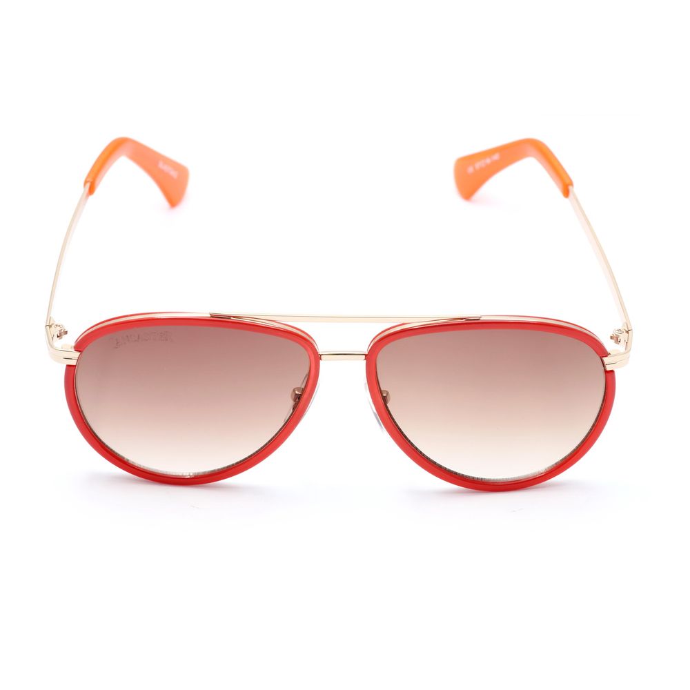 Occhiali da sole in metallo rosso Lancaster