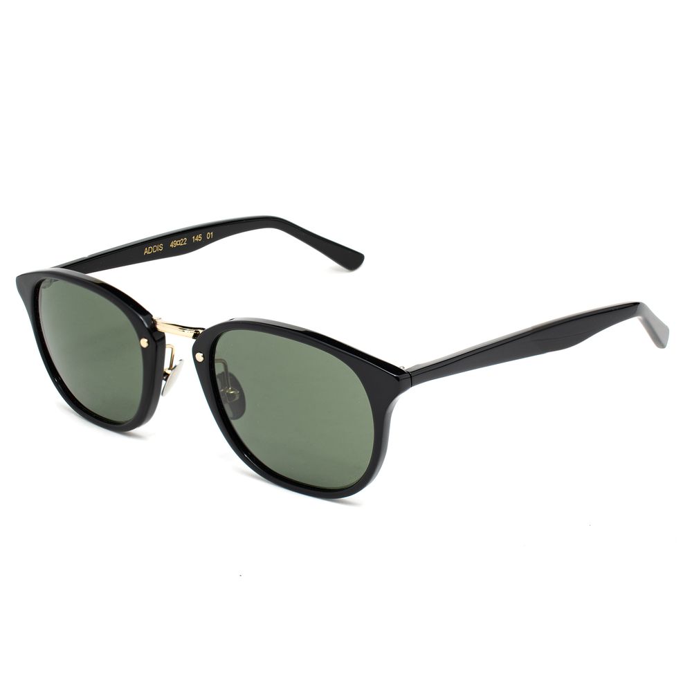 Occhiali da sole in acetato nero LGR