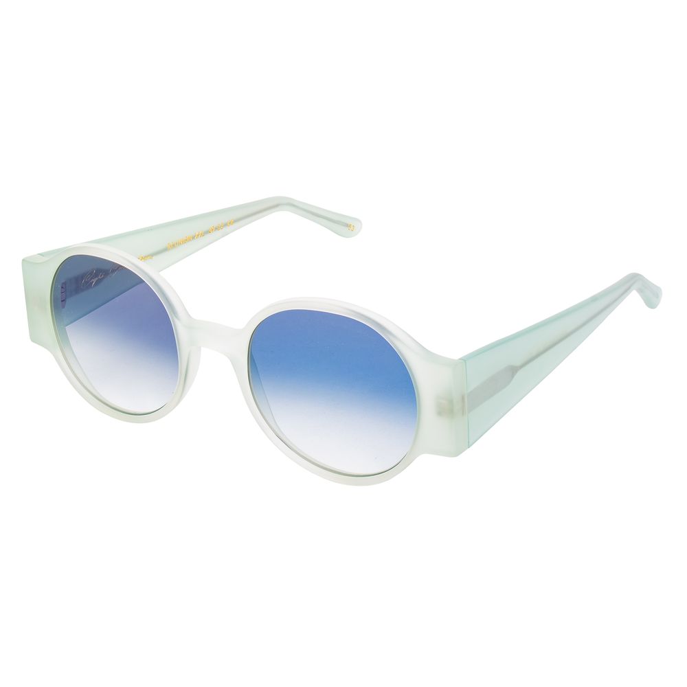 Occhiali da sole in acetato verde LGR