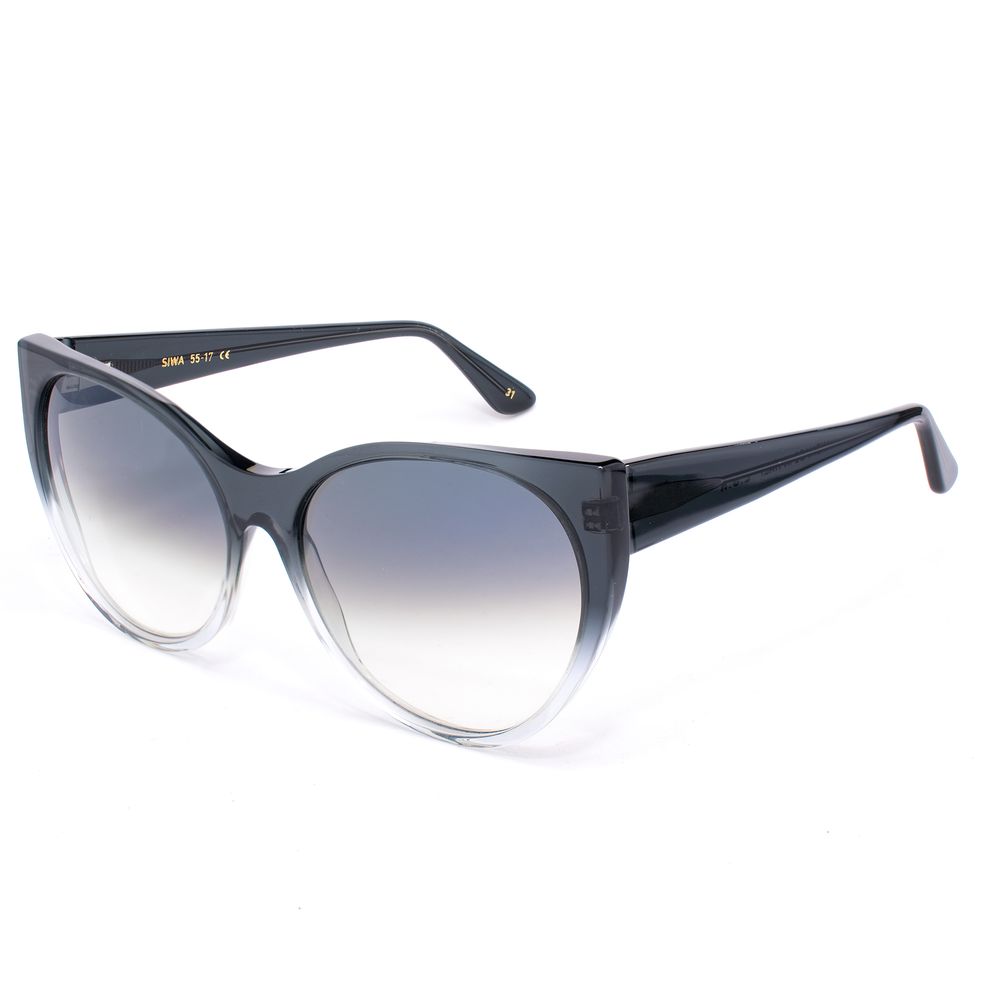 Occhiali da sole in acetato nero LGR