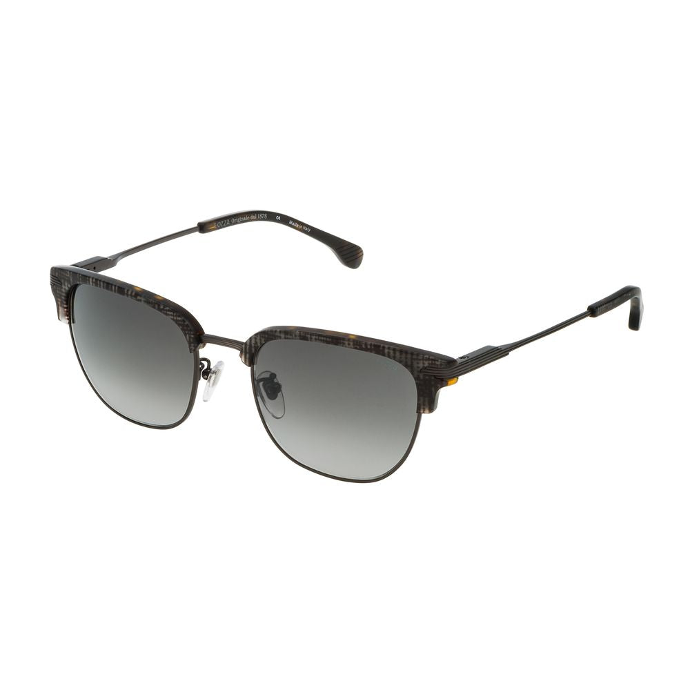 Occhiali da sole in metallo marrone Lozza