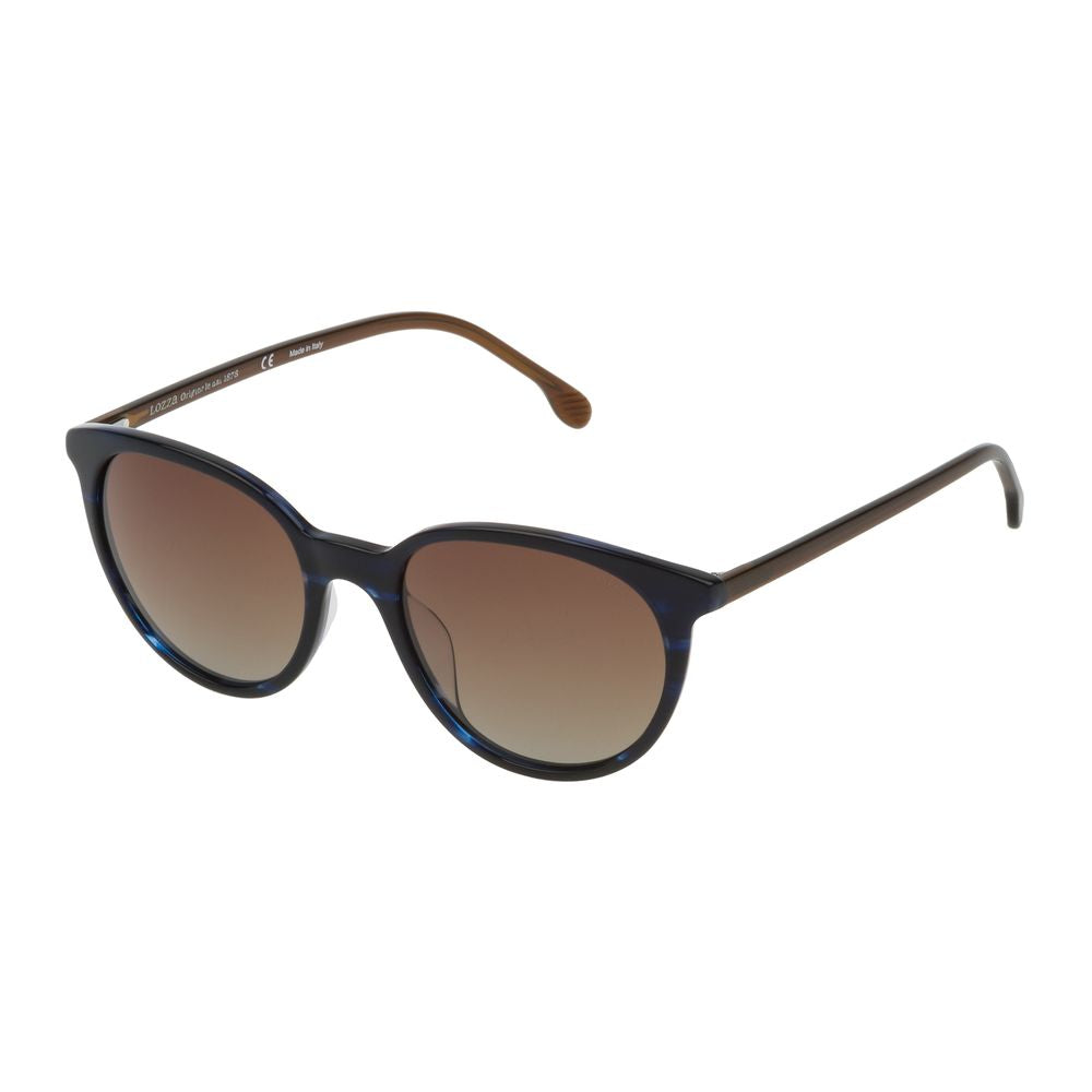 Occhiali da sole in acetato blu Lozza