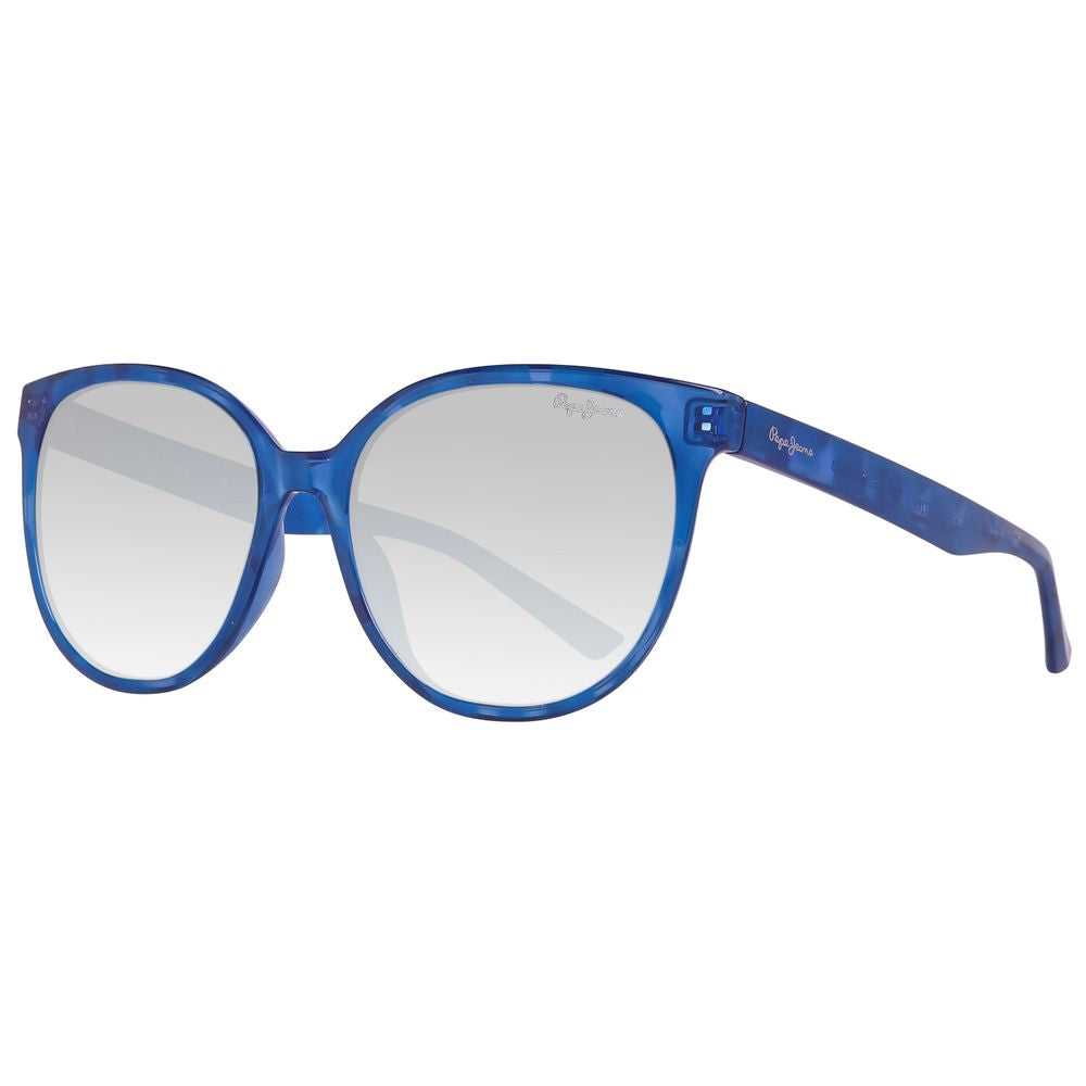 Occhiali da sole in plastica blu Pepe Jeans