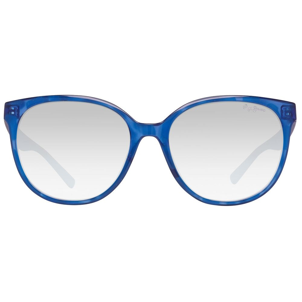 Occhiali da sole in plastica blu Pepe Jeans
