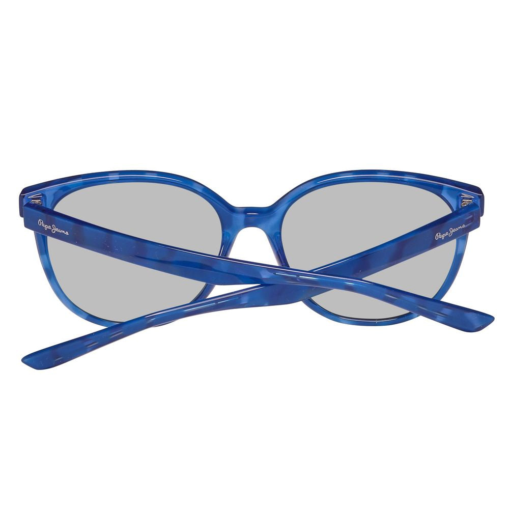 Occhiali da sole in plastica blu Pepe Jeans