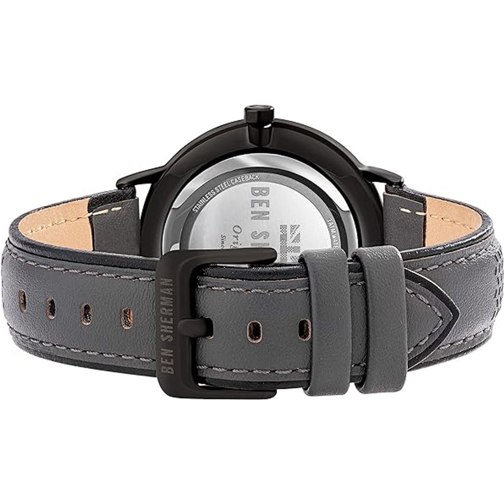 Orologio Ben Sherman in pelle nera