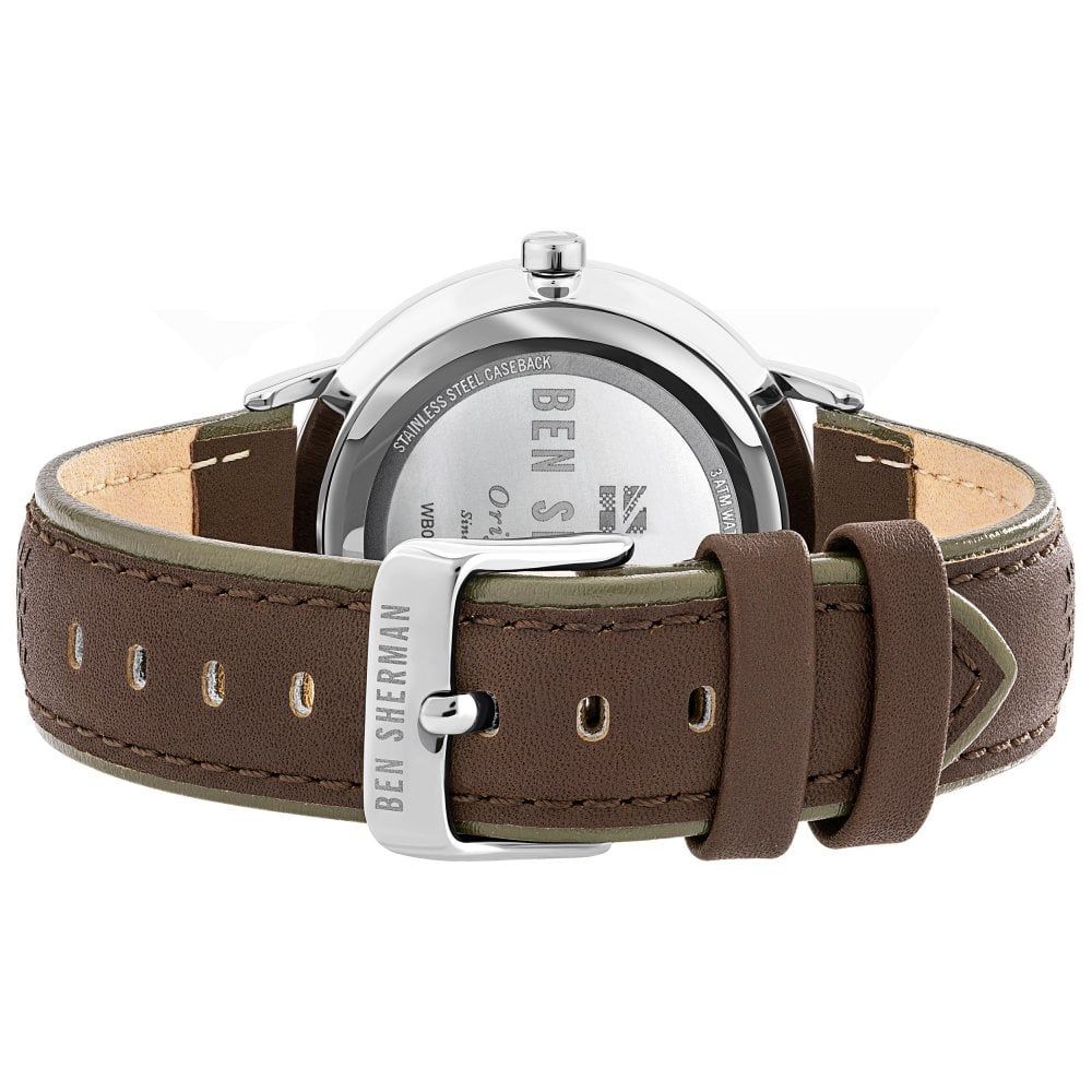 Orologio Ben Sherman in pelle marrone