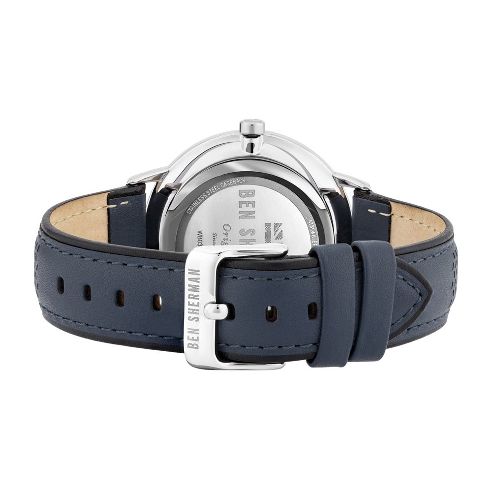 Orologio Ben Sherman in pelle blu