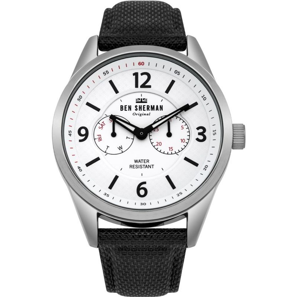 Orologio Ben Sherman in pelle nera