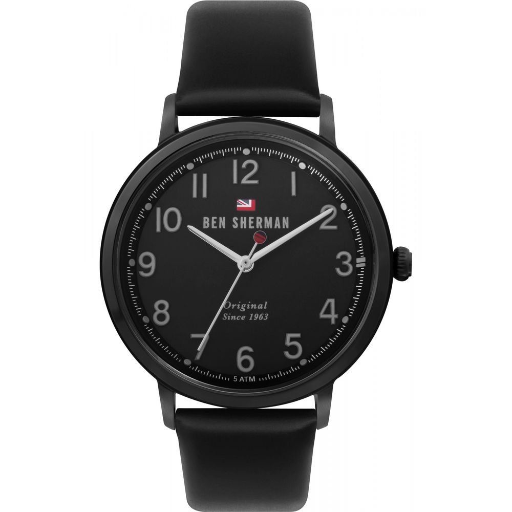 Orologio Ben Sherman in pelle nera