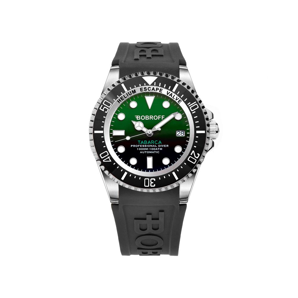 Orologio Bobroff in gomma nera