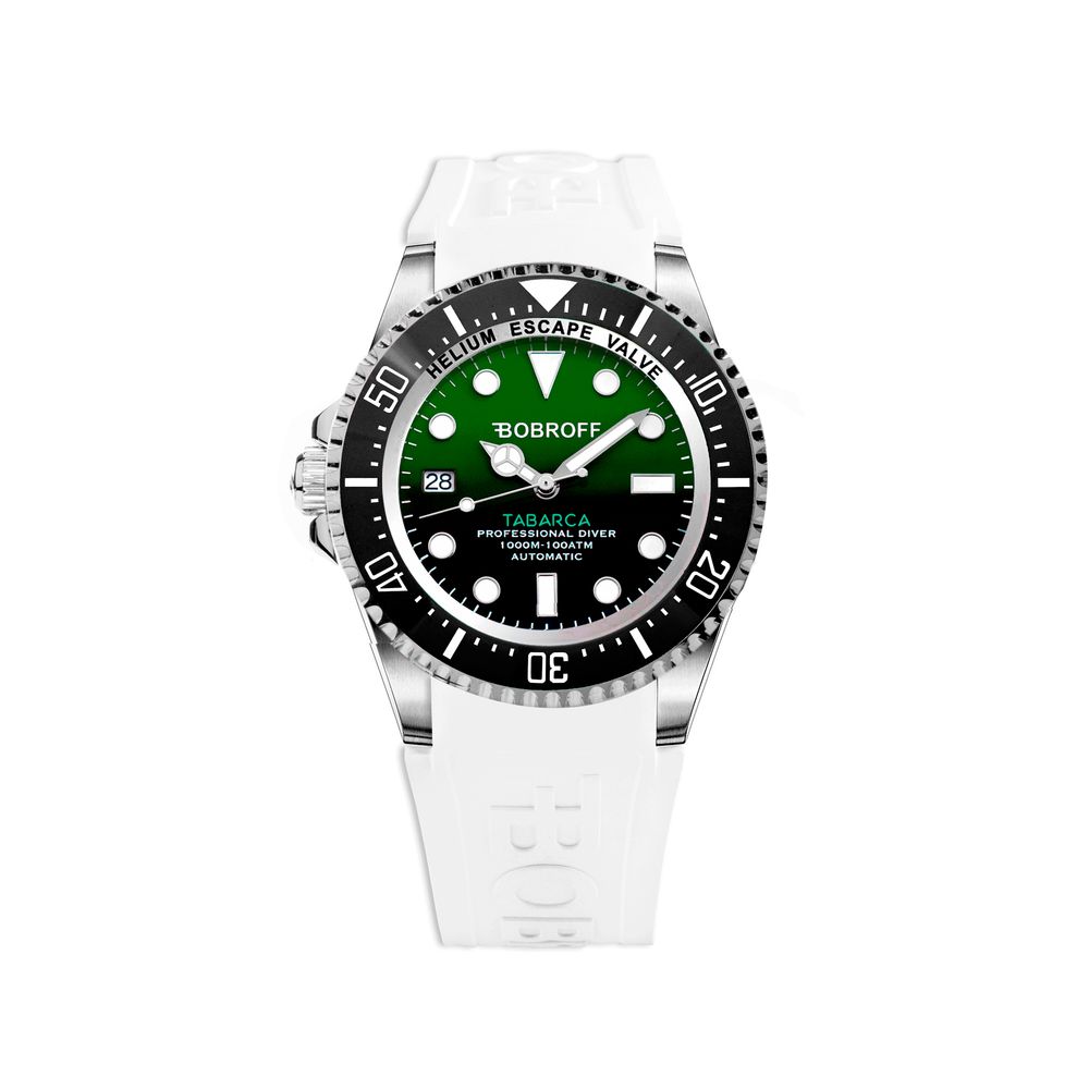 Orologio Bobroff in silicone bianco