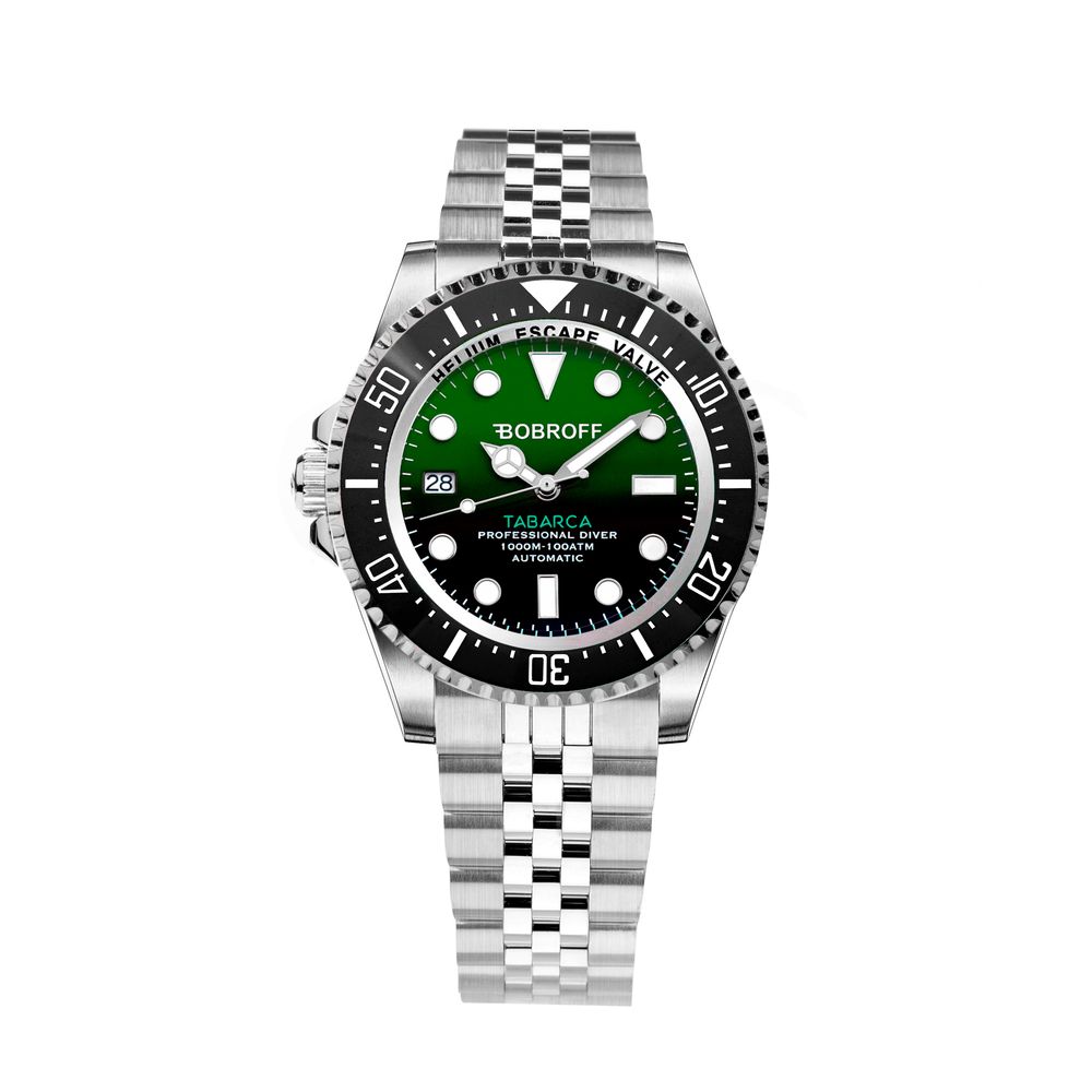 Orologio Bobroff in acciaio inossidabile argento