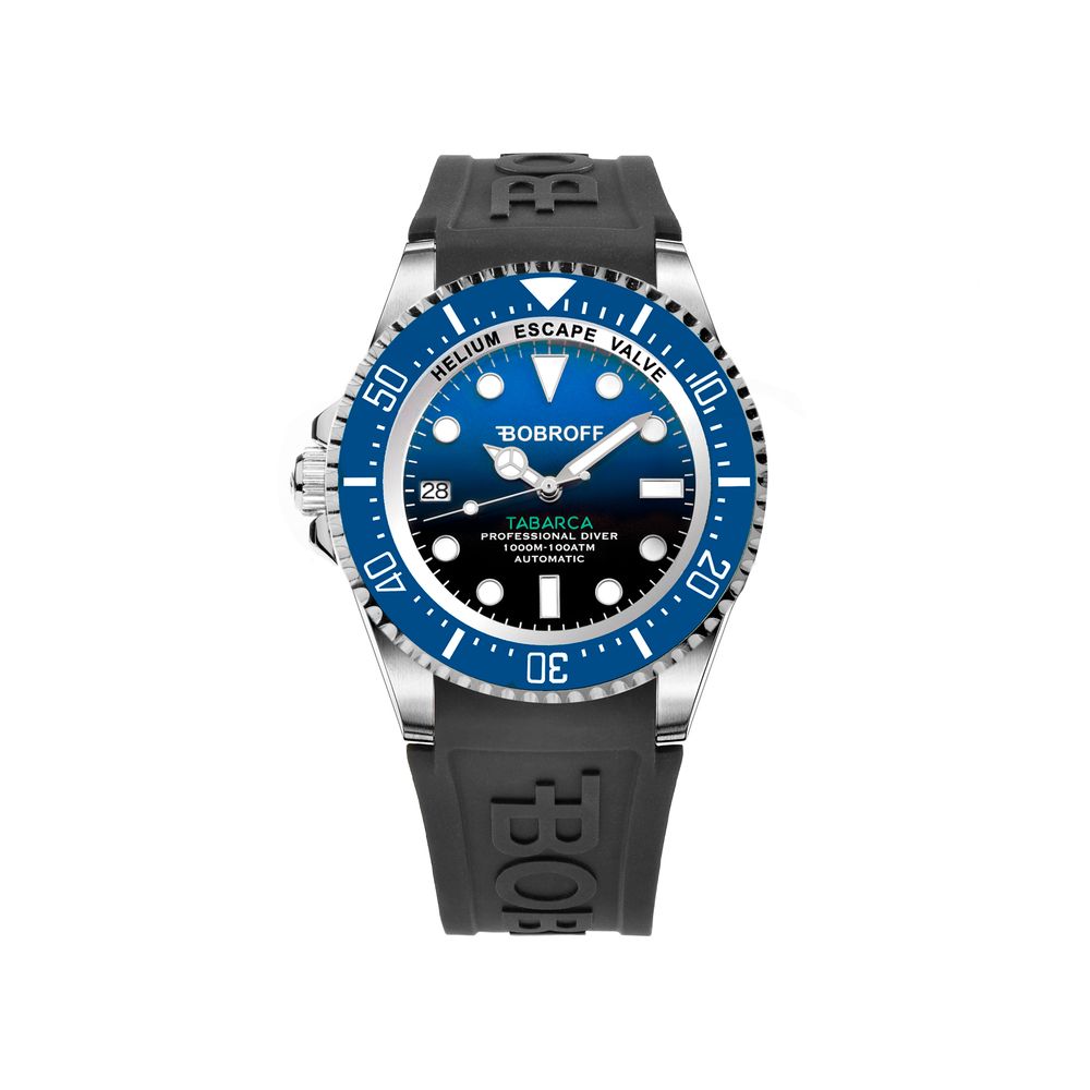 Orologio Bobroff in gomma nera
