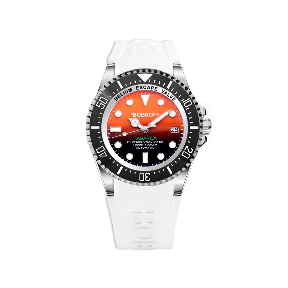 Orologio in gomma bianca Bobroff
