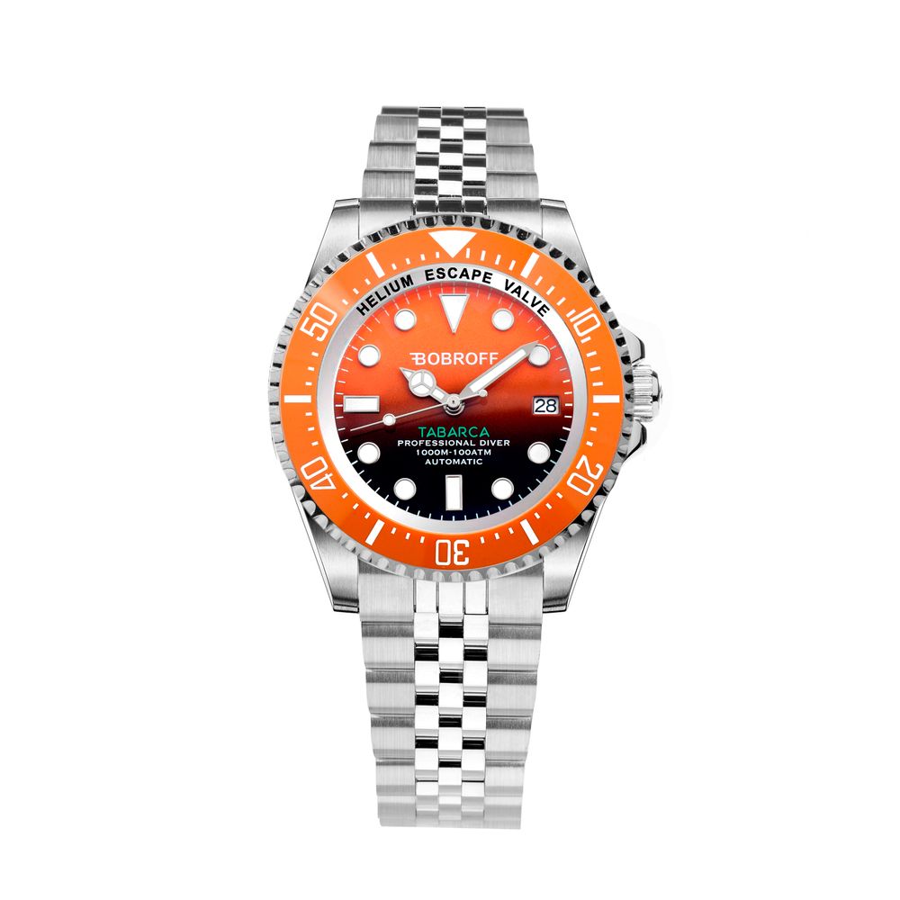 Orologio Bobroff in acciaio inossidabile argento