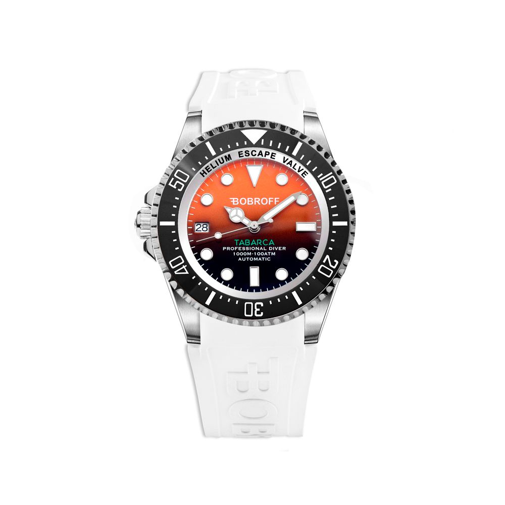 Orologio in gomma bianca Bobroff