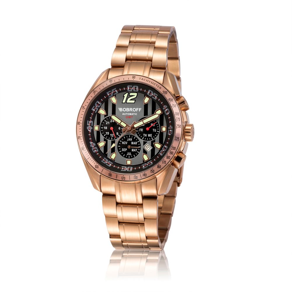 Orologio Bobroff in bronzo e acciaio