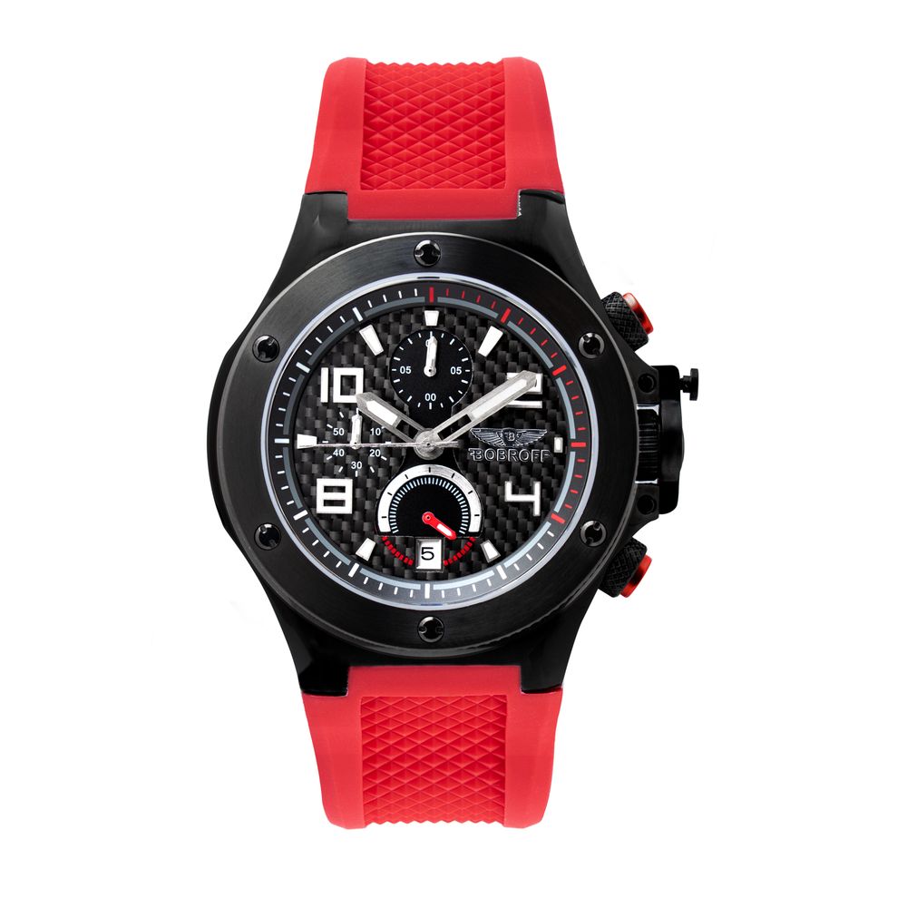Orologio in gomma rossa Bobroff