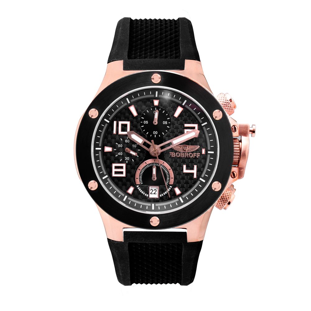 Orologio Bobroff in gomma nera