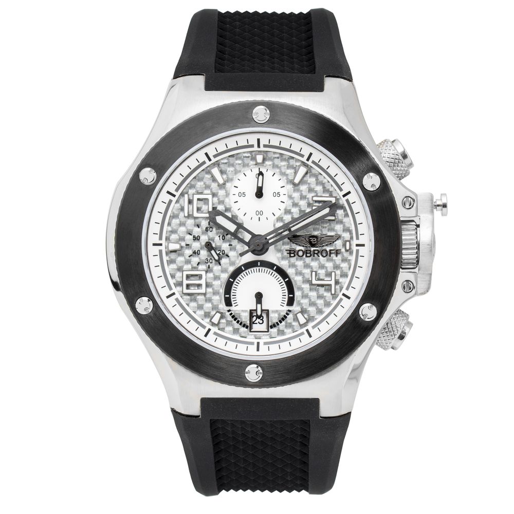 Orologio Bobroff in gomma nera