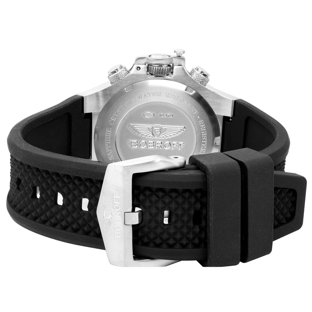Orologio Bobroff in gomma nera