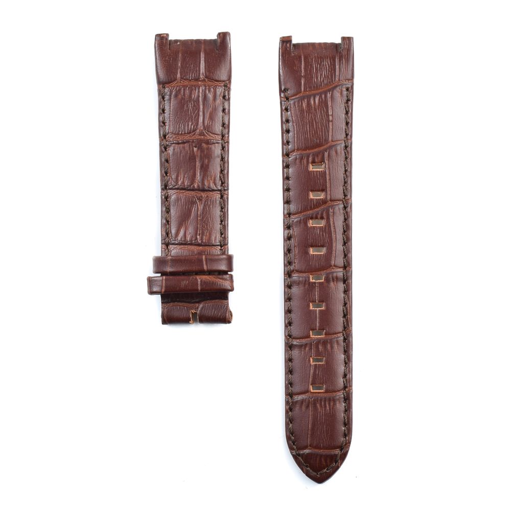 Orologio Bobroff in pelle marrone