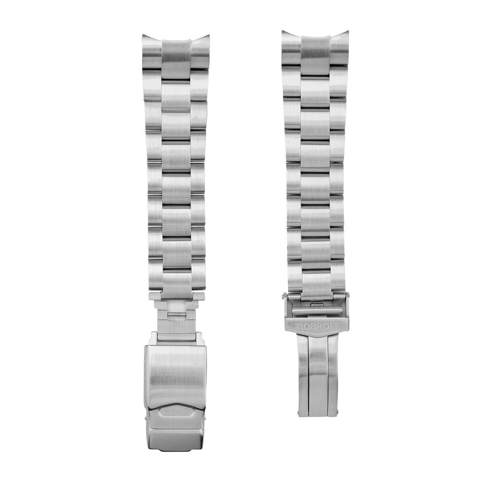 Orologio Bobroff in acciaio inossidabile argento