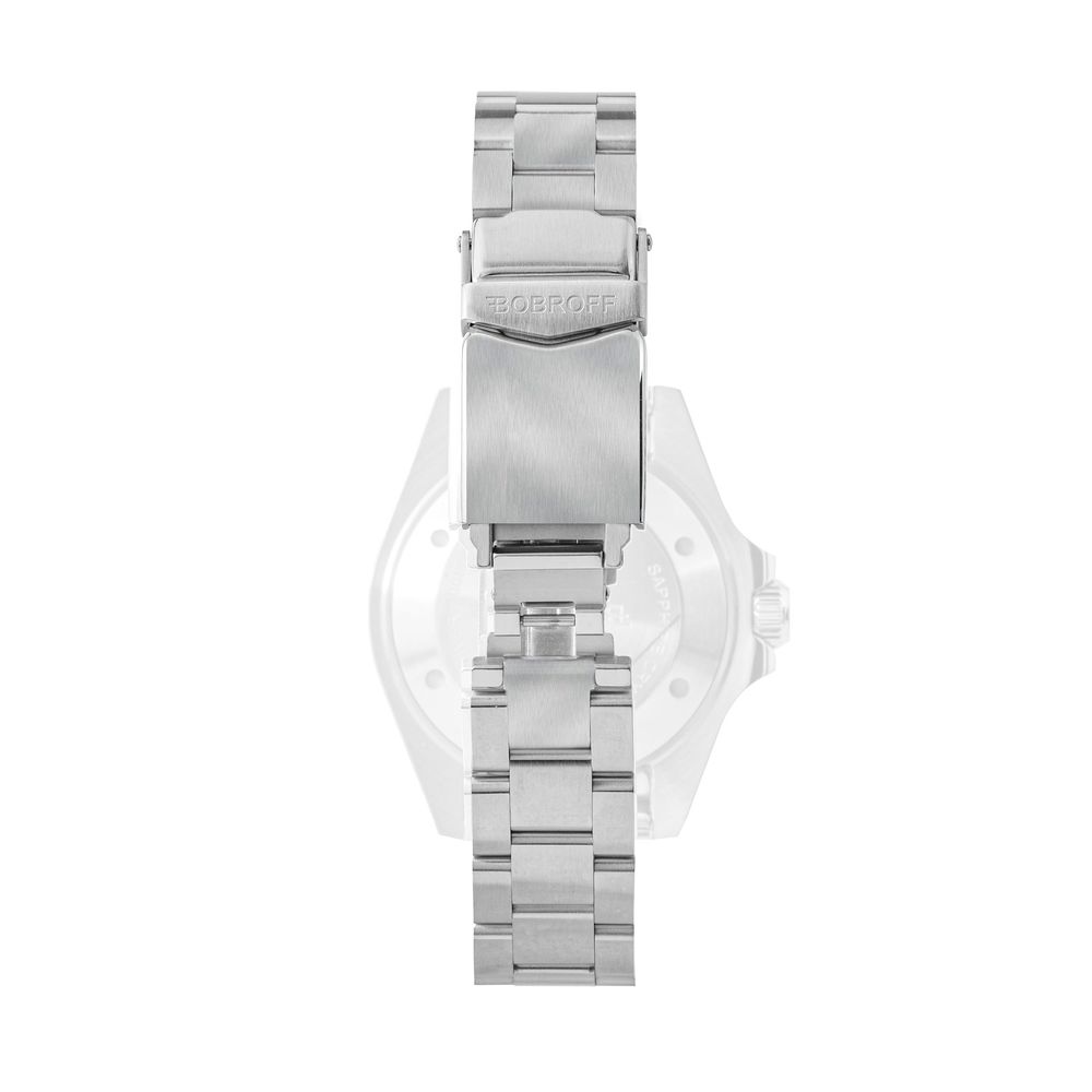 Orologio Bobroff in acciaio inossidabile argento