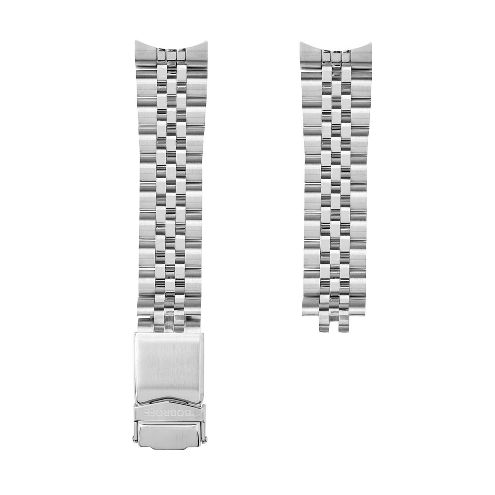 Orologio Bobroff in acciaio inossidabile argento