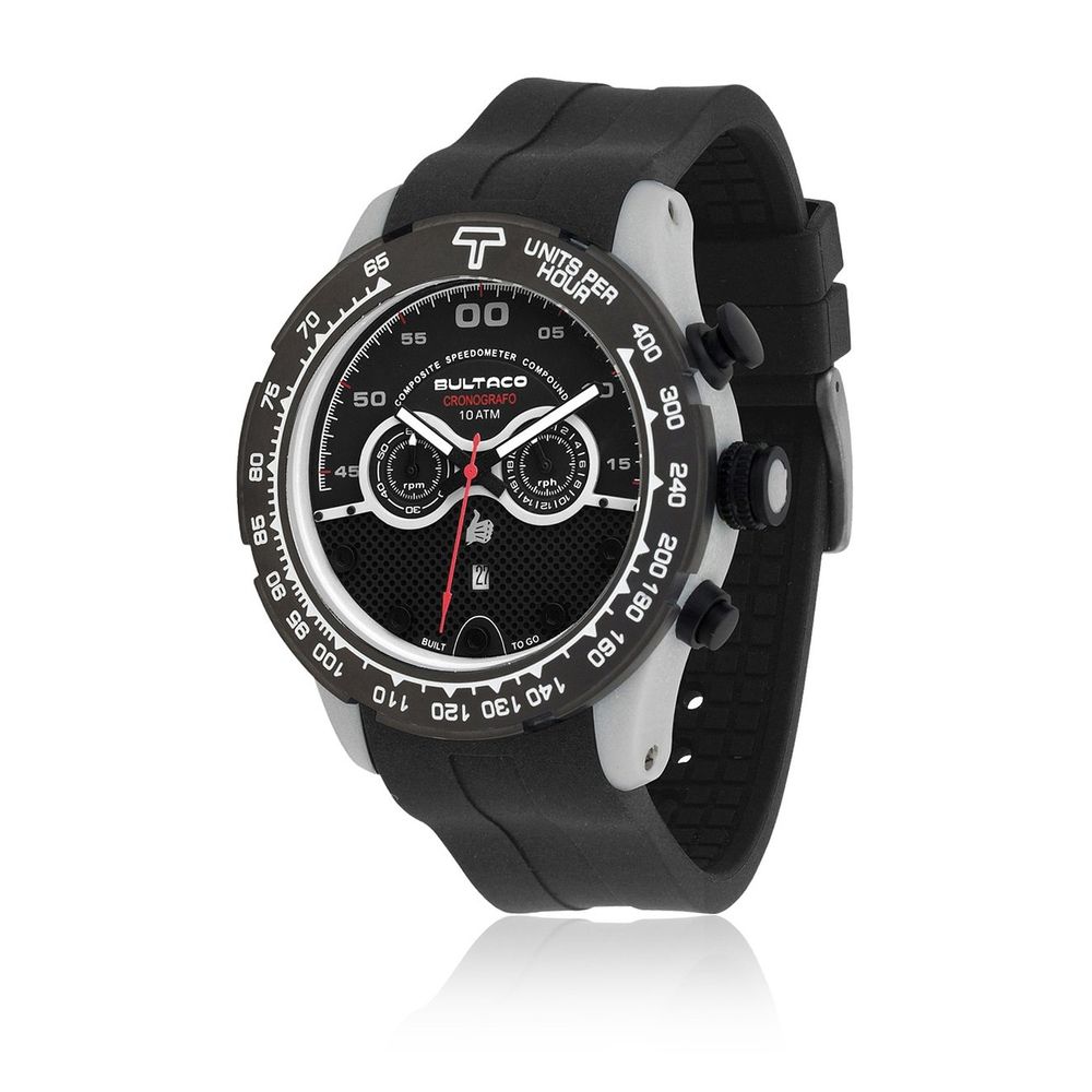 Orologio Bultaco in gomma nera