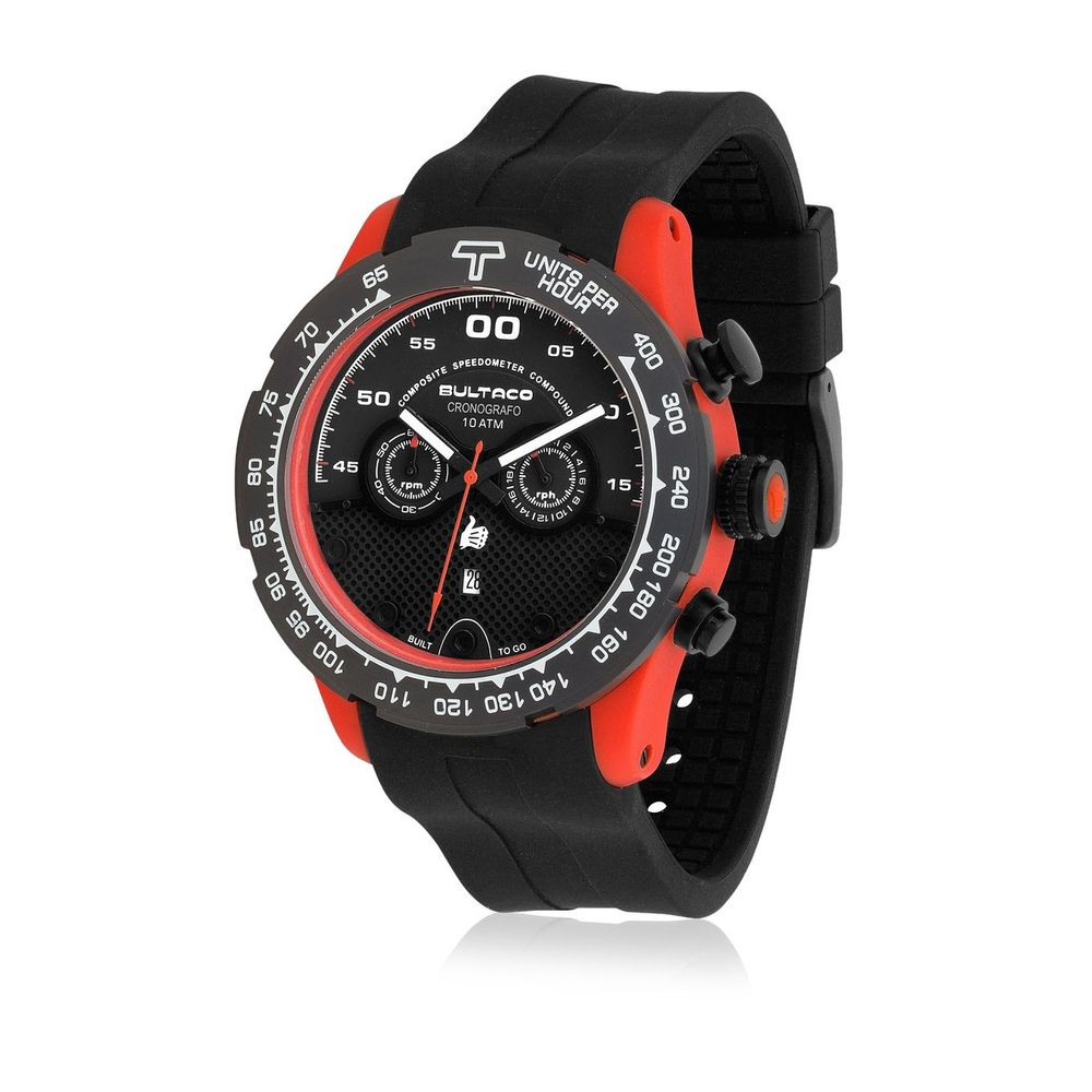 Orologio Bultaco in gomma nera