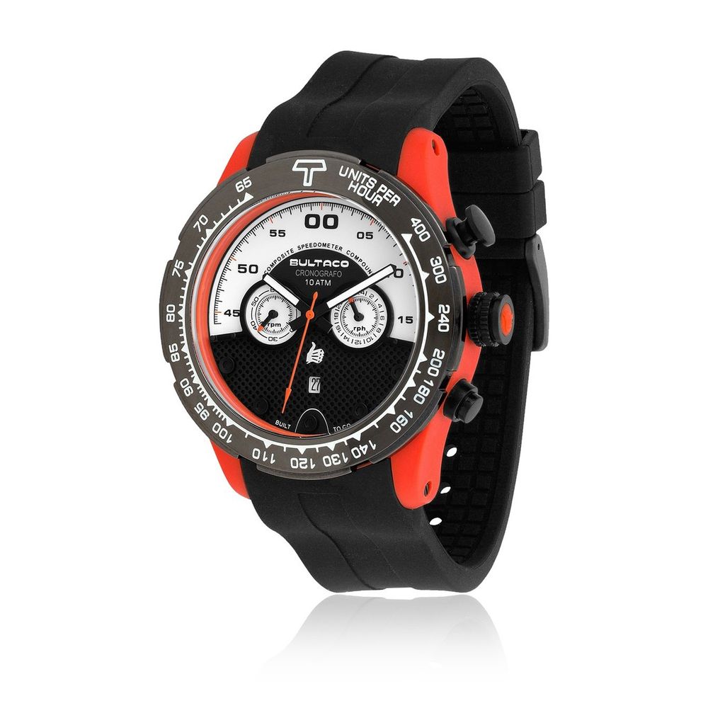 Orologio Bultaco in gomma nera